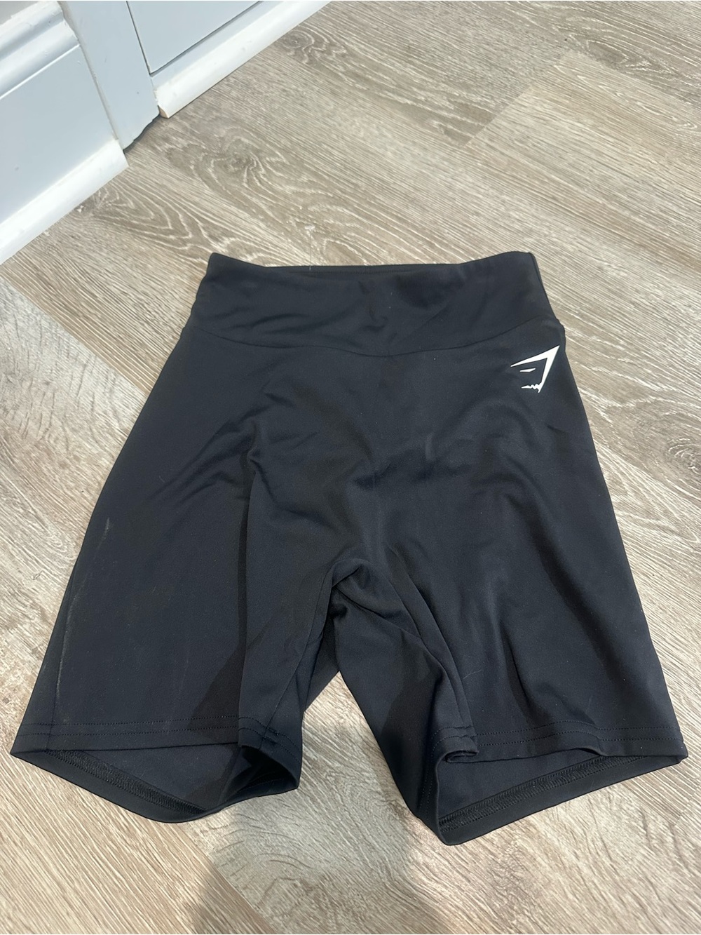 Gymshark Black High-Rise Performance Bike Shorts